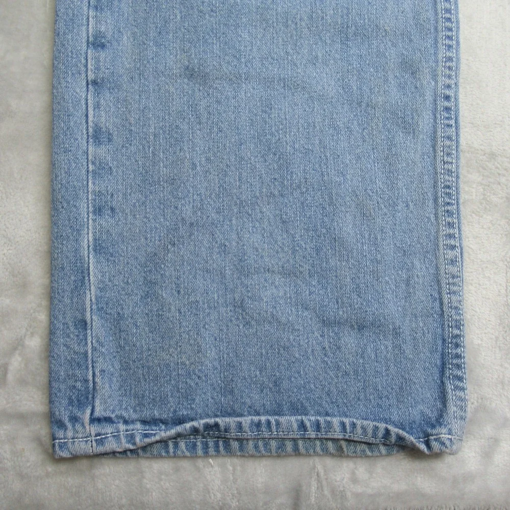 Ecko Baggy Jeans Mens 38x33 Blue Denim Fit Light Wash Wide Leg Skate Y2K Relaxed